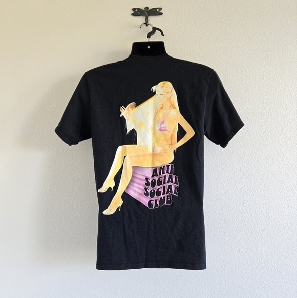 Anti Social Social Club Ellen von Unwerth D Fantasy Black T-Shirt PALISADES M - Picture 6 of 13